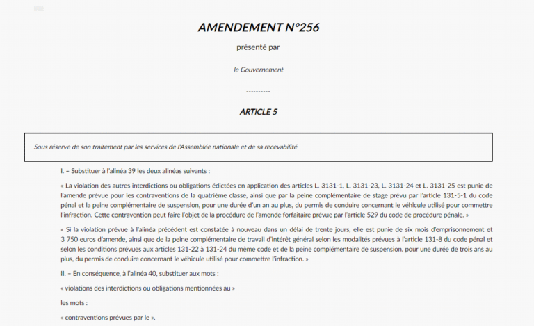 avertissement gouvernemental sur fond inquietant