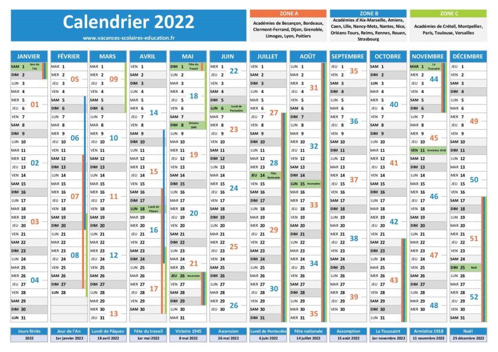 Comment créer un calendrier avec les jours fériés inclus 3 Comment créer un calendrier avec les jours fériés inclus