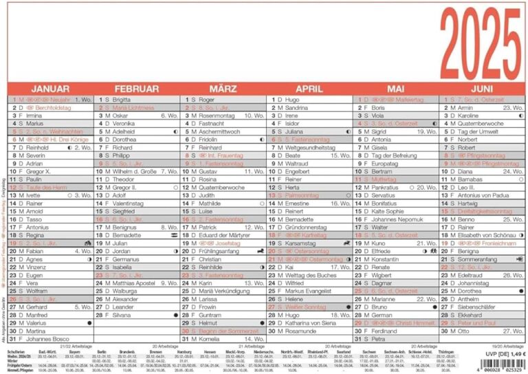 calendrier avec jours travailles marques