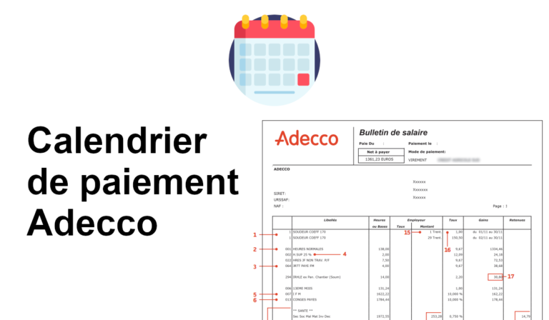calendrier des paiements dinterim