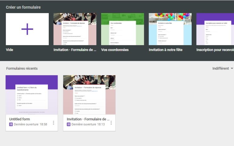 Comment rendre un Google Form accessible à tous les utilisateurs 1 capture decran dun google form ouvert