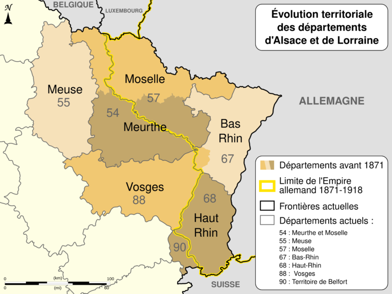 Qui peut bénéficier du régime Alsace-Moselle en France 1 carte des regions alsace moselle en france