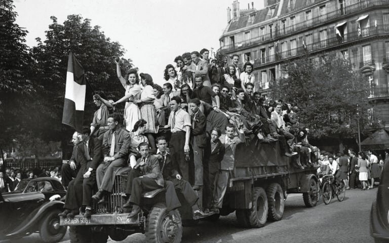 celebration de la victoire en 1945