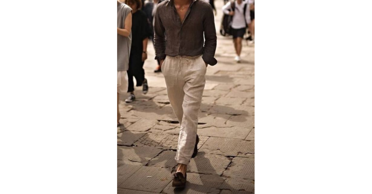 Quelles chaussures porter avec un pantalon en lin pour homme