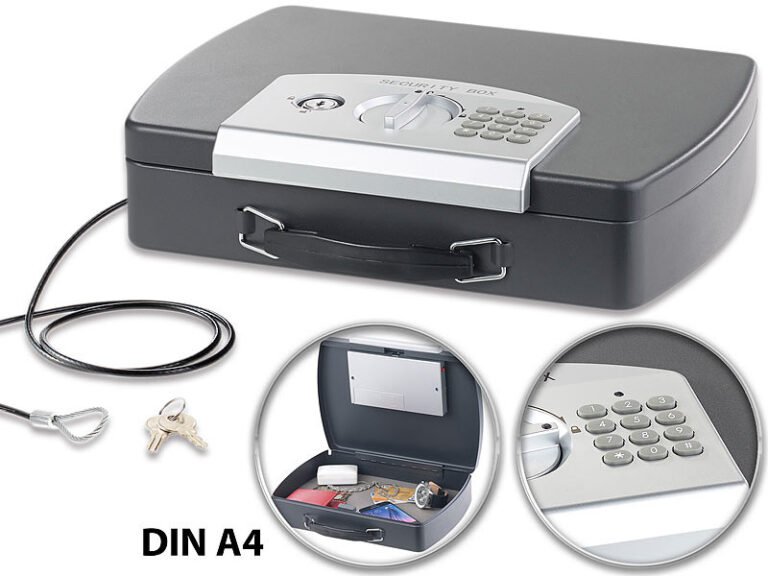 coffre fort electronique securise avec des documents