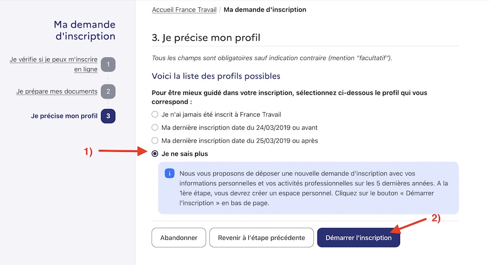 Comment s'inscrire comme demandeur d'emploi en quelques étapes simples 5 Comment s’inscrire comme demandeur d’emploi en quelques étapes simples