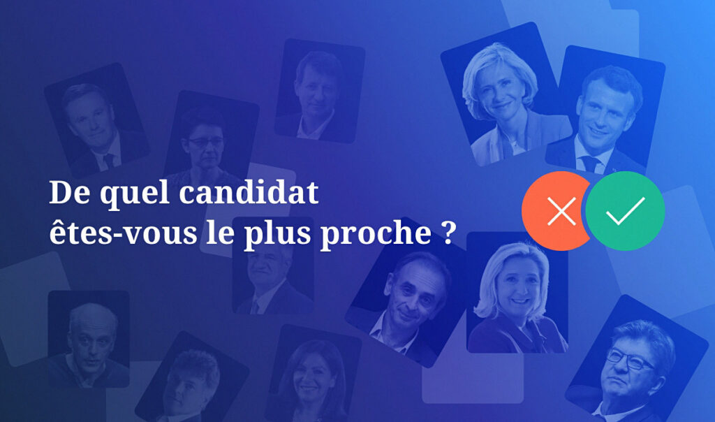 De quel candidat êtes-vous le plus proche 1 de quel candidat etes vous le plus proche