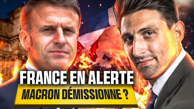 demission du president francais en action