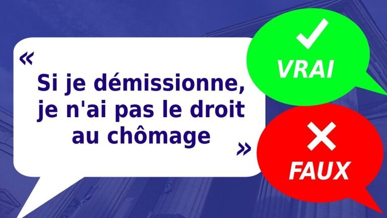 demissionner pour un autre poste ai je droit au chomage