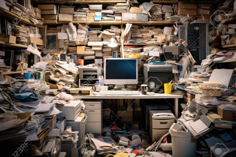 des documents en desordre sur un bureau