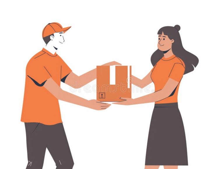 Comment récupérer un colis La Poste pour une autre personne 1 deux personnes echangeant un colis ensemble