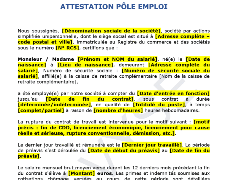 Doit-on déclarer le solde de tout compte à Pôle Emploi 1 doit on declarer le solde de tout compte a pole emploi