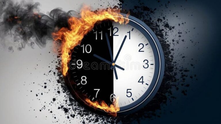 Après une démission, combien de temps devez-vous travailler encore 1 horloge symbolisant le temps restant au travail