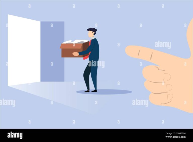 illustration dune personne quittant son emploi