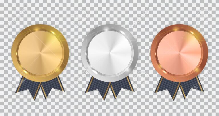 En quoi est faite une médaille d'or et quelles sont ses caractéristiques 1 medaille dor brillant sur fond neutre