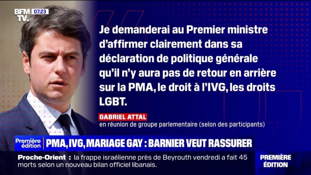 Que pense Michel Barnier du vote sur le mariage pour tous
