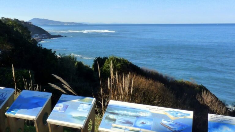 pays basque vue de la cote oceanique