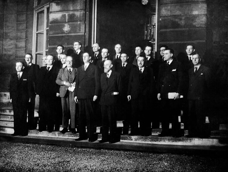 portraits des ministres de charles de gaulle