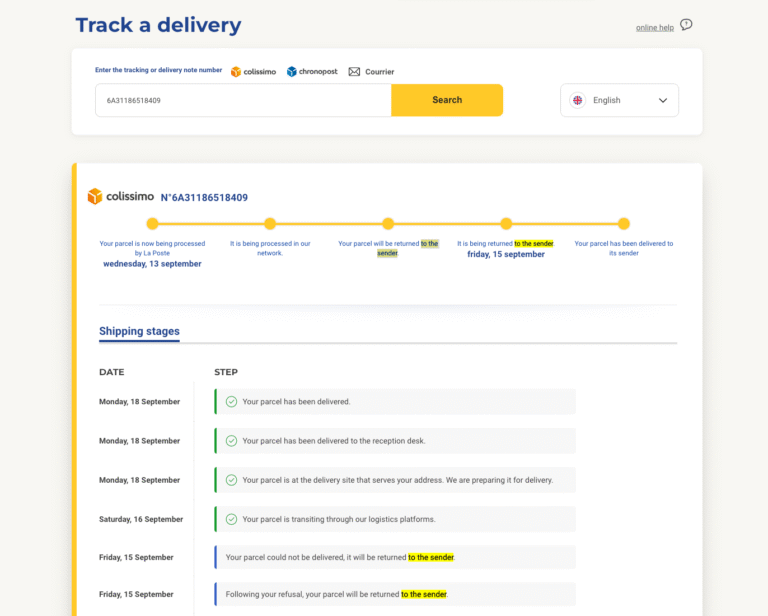 que faire quand un colis est retourne a lexpediteur pour remboursement