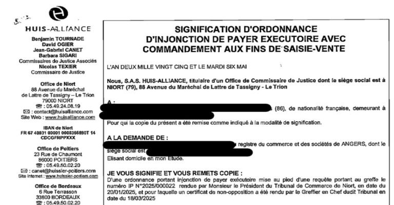 que signifient les termes dune mise en demeure en droit