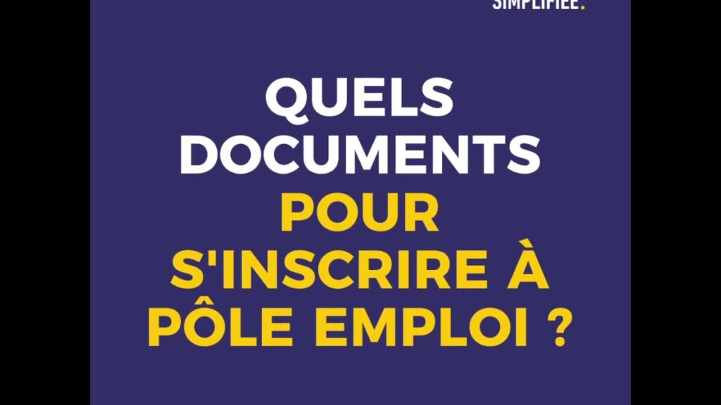 Quels sont les documents nécessaires pour s'inscrire à Pôle Emploi 4 Quels sont les documents nécessaires pour s’inscrire à Pôle Emploi