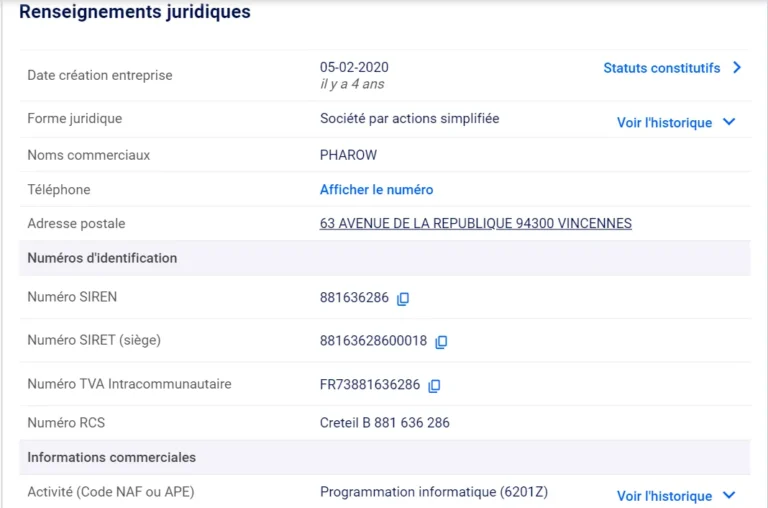recherche dun code naf sur un ordinateur