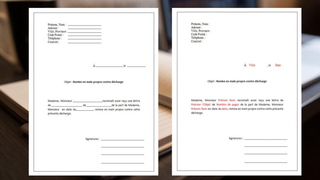 Que signifie un courrier remis en main propre contre décharge 3 Que signifie un courrier remis en main propre contre décharge