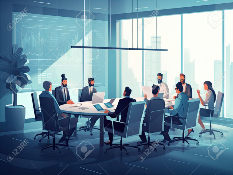 salaries reunis autour dune table de discussion