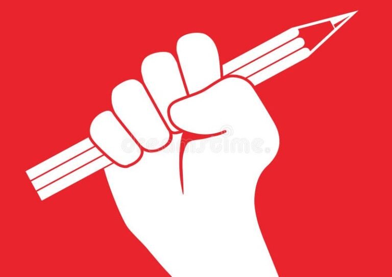 stylos et poings leves pour legalite