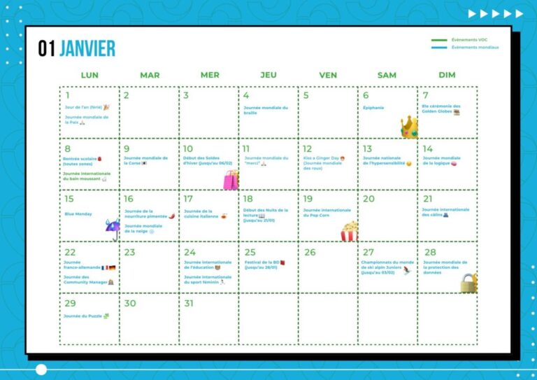 Combien de jours se sont écoulés depuis ma naissance 1 un calendrier avec des dates marquantes