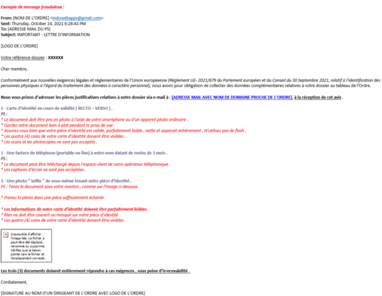 Où doit-on placer le PS dans un email professionnel 1 un email professionnel avec un ps visible