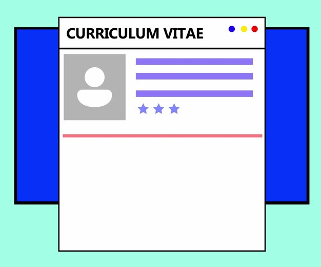 un ordinateur avec des graphiques de cv