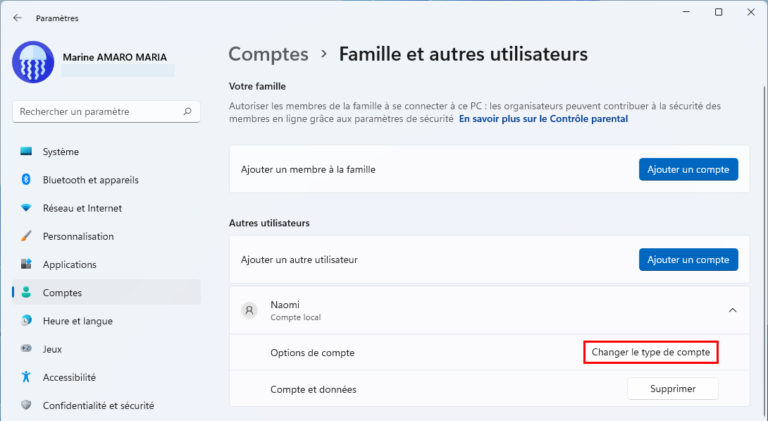 un utilisateur creant un compte en ligne