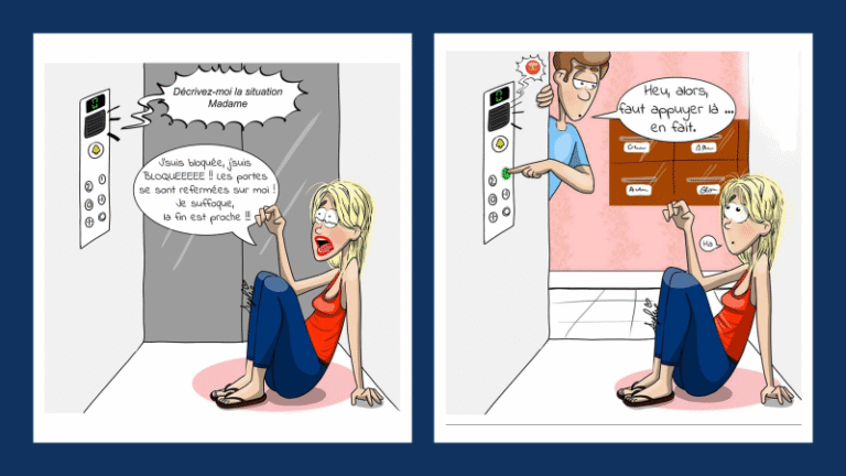 Que faire si mon voisin se plaint du bruit de mes pas 1 un voisin inquiet au seuil de sa porte