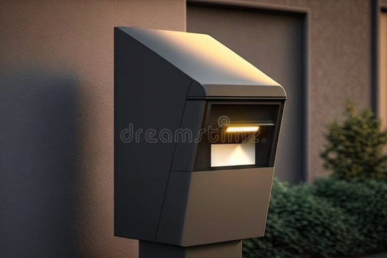 Comment s'envoyer un mail dans le futur facilement 1 une boite aux lettres futuriste brillante