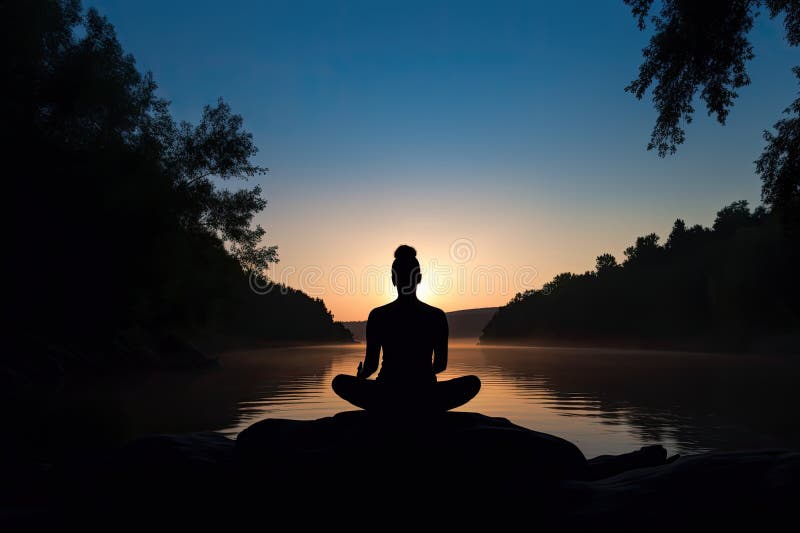 Comment souhaiter bon courage pour la reprise après une pause 1 une personne meditant dans la nature 1